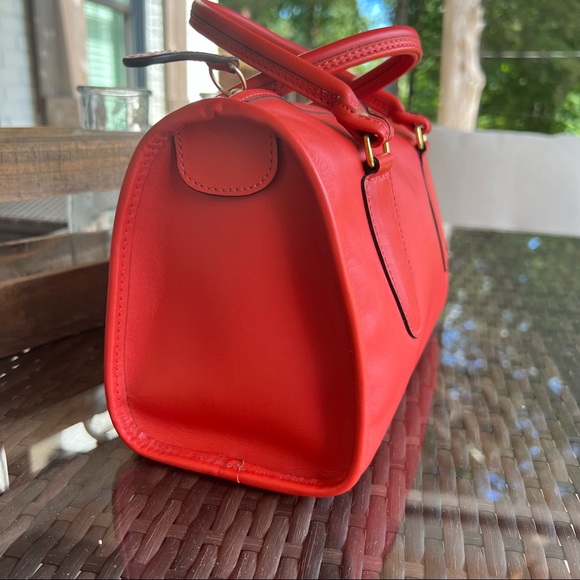 Coach Limited Edition Red Vermillion Madison Satchel #17995 - Picture 2 of 7